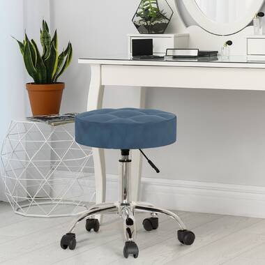 Momo faux outlet fur vanity stool